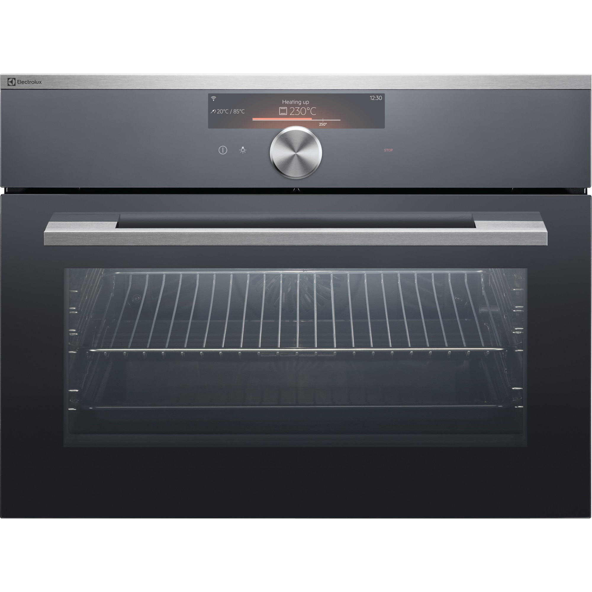 Electrolux Einbaubackofen Compact EURO Pyrolyse, Chrom, EB4SL80CN