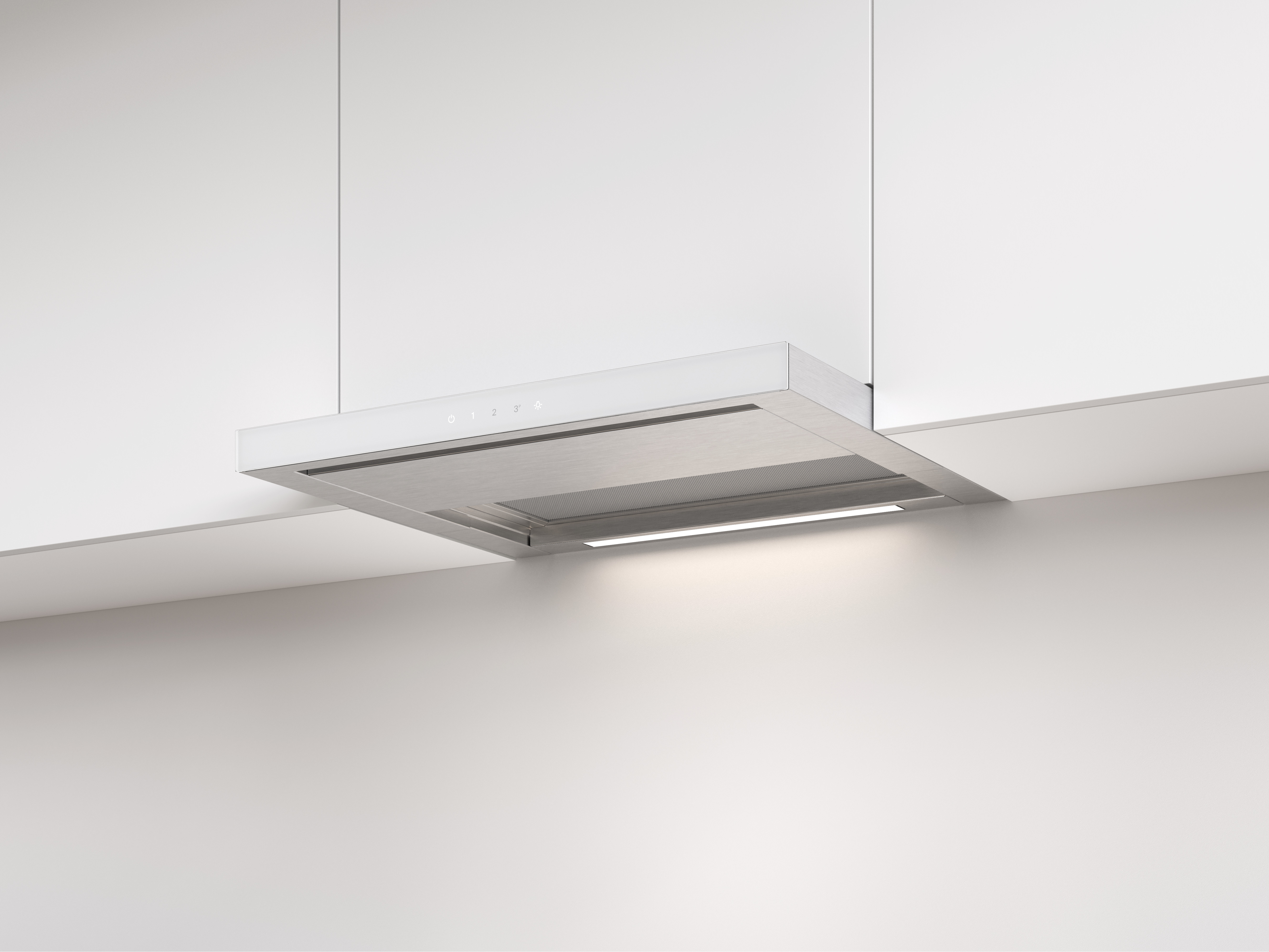 V-ZUG AiroClearEinbau V400 F60, 60 cm, Glas Weiss, 6107500001 => mit 3 Jahren Hersteller-Garantie!
