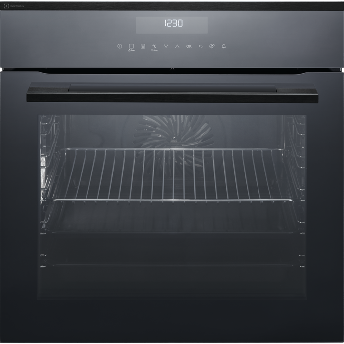 Electrolux Einbaubackofen EURO Pyrolyse, Schwarz Spiegel, EB6GL80SP