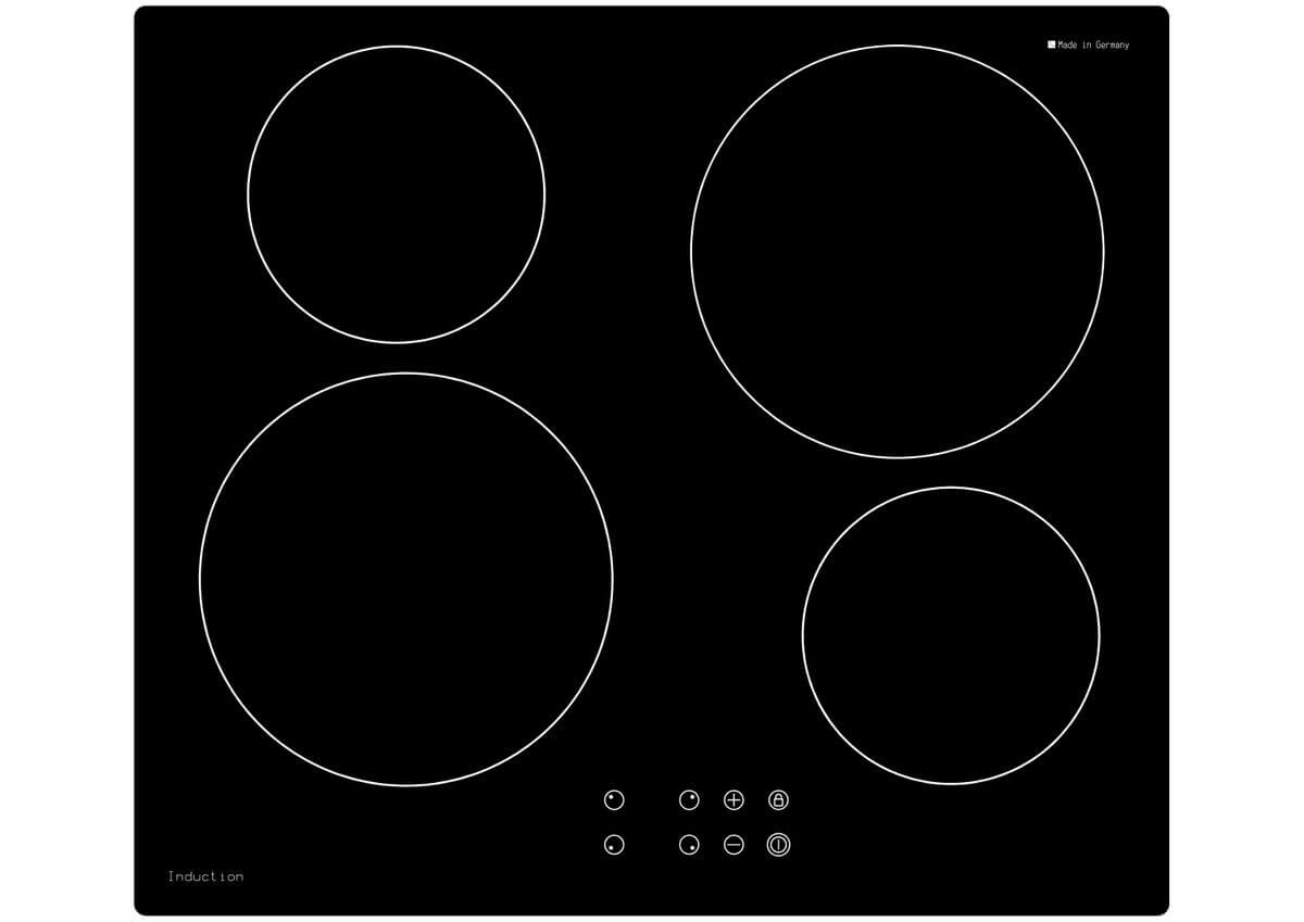 Fors Induktionskochfeld 58 cm, flächenbündig, Schwarz, TI 64 FB