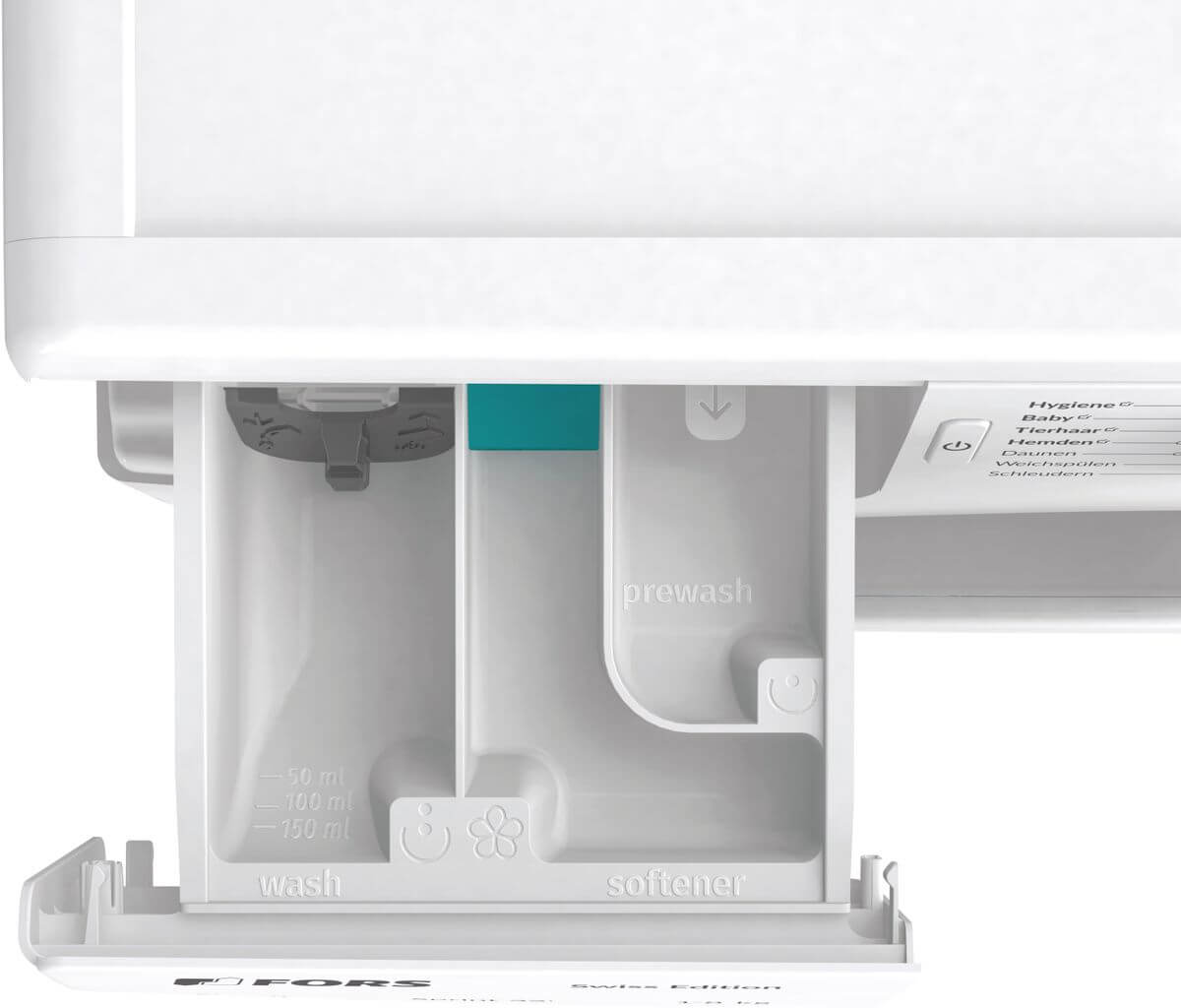 FORS Waschmaschine Swiss Edition, 8 kg, 1400 U/Min, Weiss, ASW 84 E-1 (Artikel ab Ausstellung)