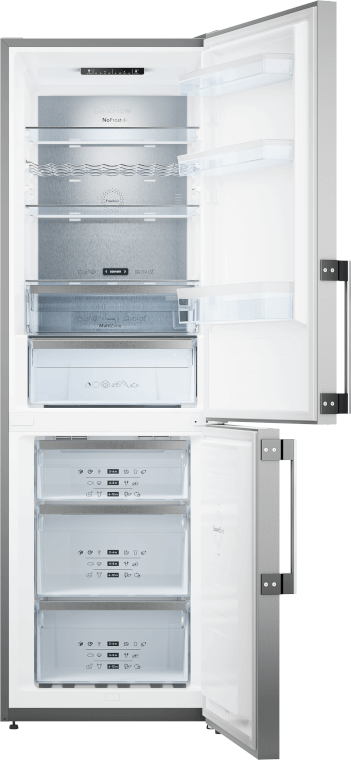 ASKO Kühl​-​Gefrierkombination freistehend PREMIUM, No Frost, 185 cm, Edelstahl/Silber, RFN23841 S