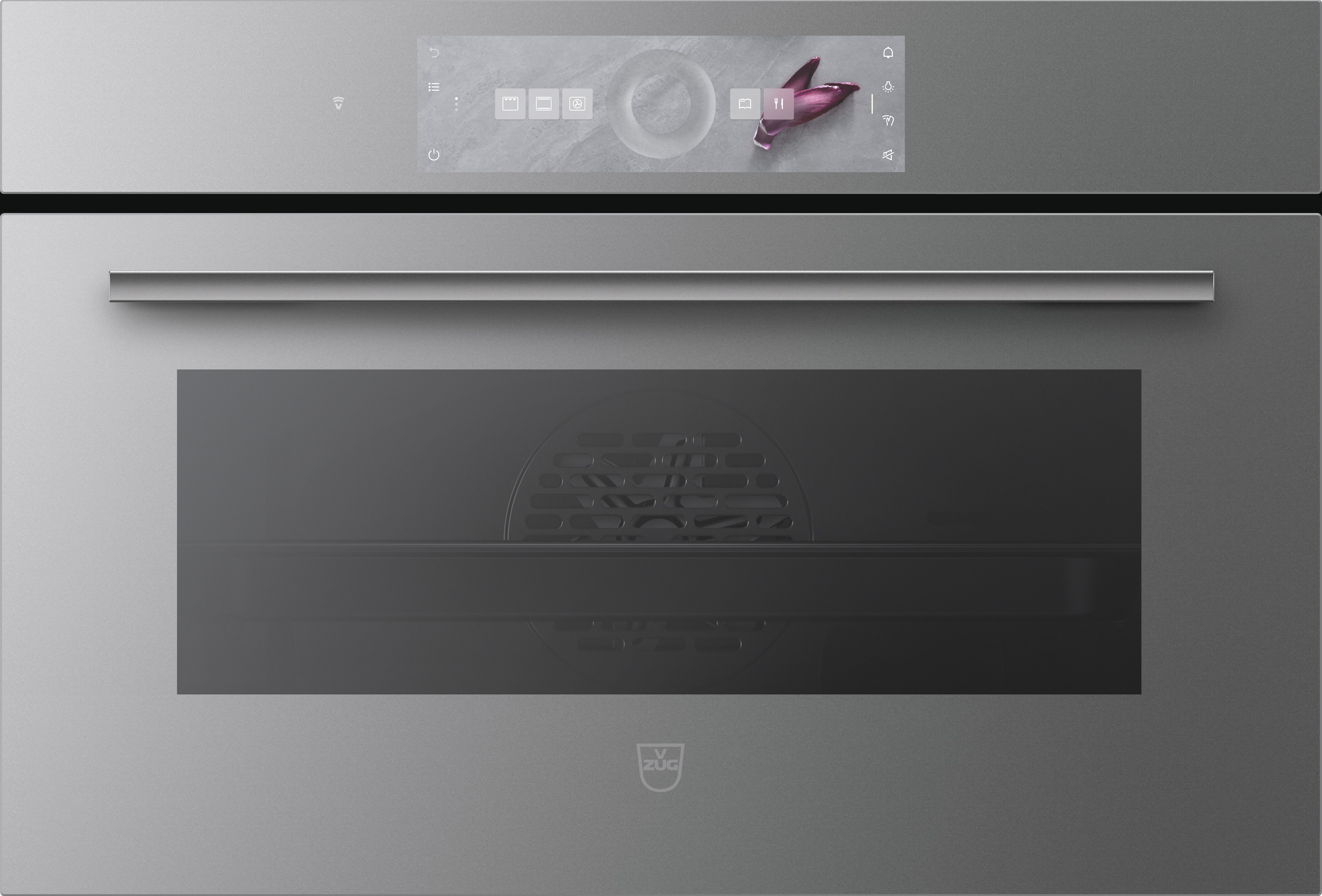 V-ZUG Backofen Combair V4000 38, TopClean, Spiegelglas Platinum, 2112400001