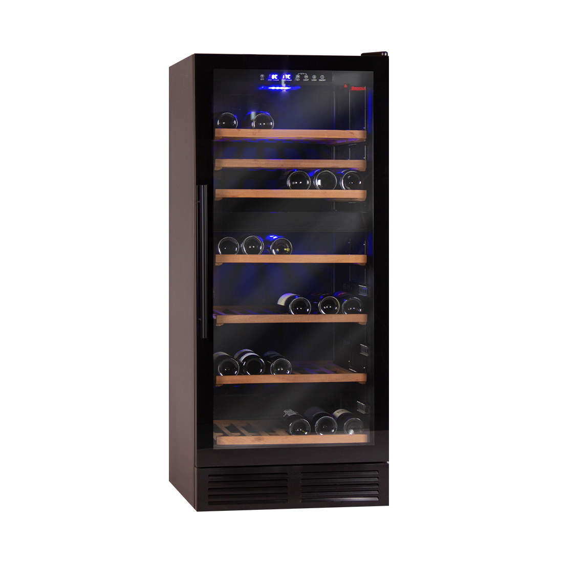 Kibernetik Bodega Weinklimaschrank, 141.5 cm, Schwarz, BWS140