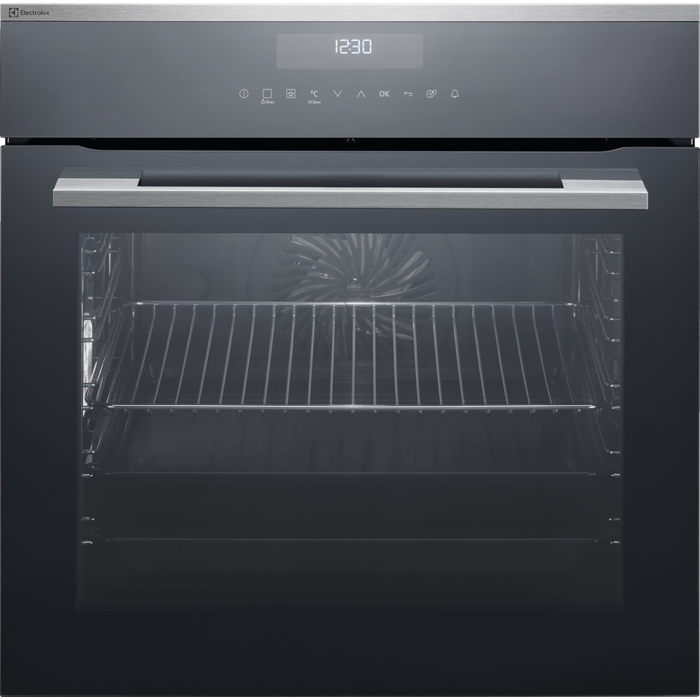 Electrolux Einbaubackofen EURO Pyrolyse, Chrom, EB6GL80CN