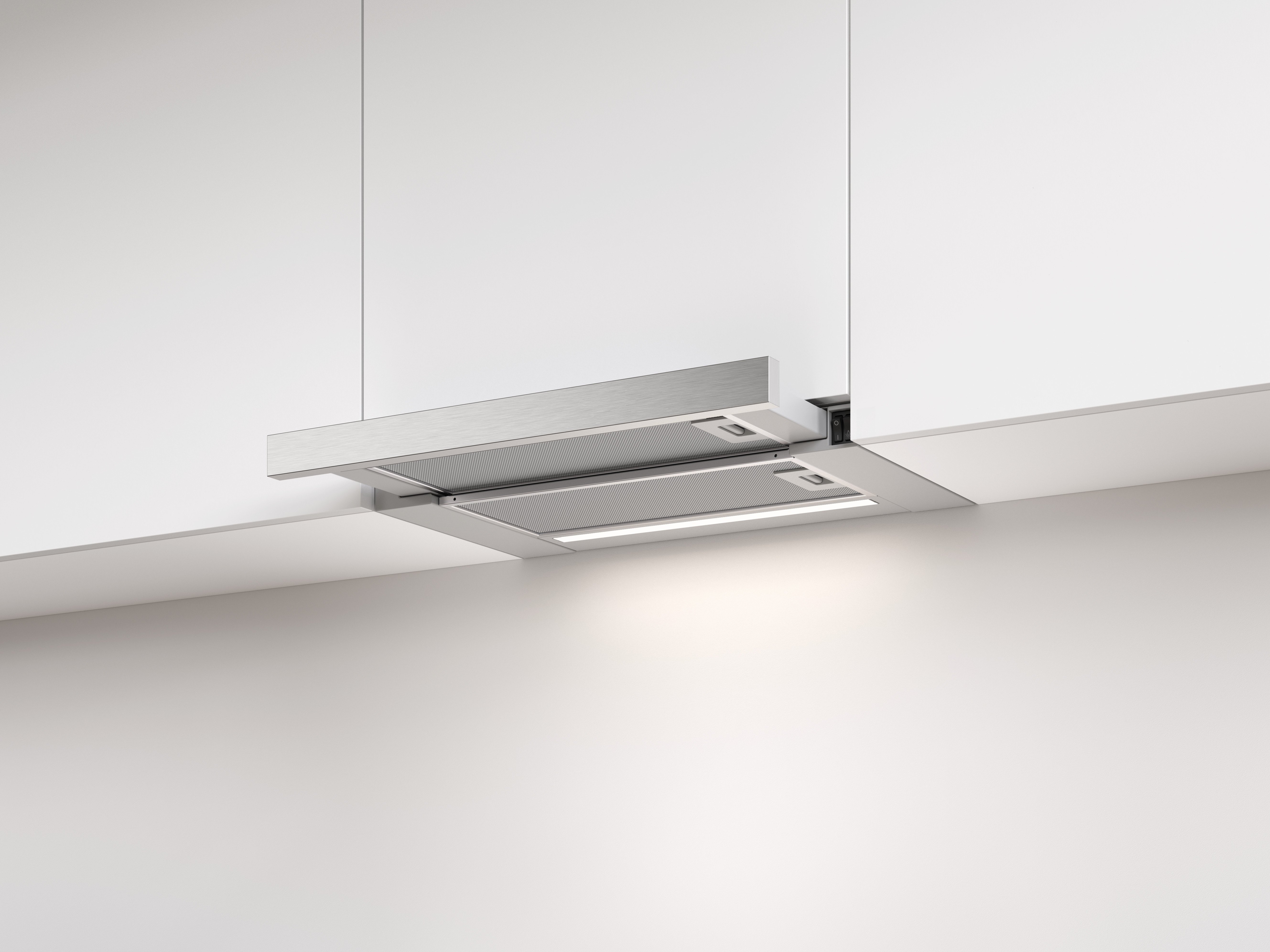 V-ZUG Einbauhaube AiroClearEinbau V200 F55, 55 cm, ChromeClass, 6107200002 