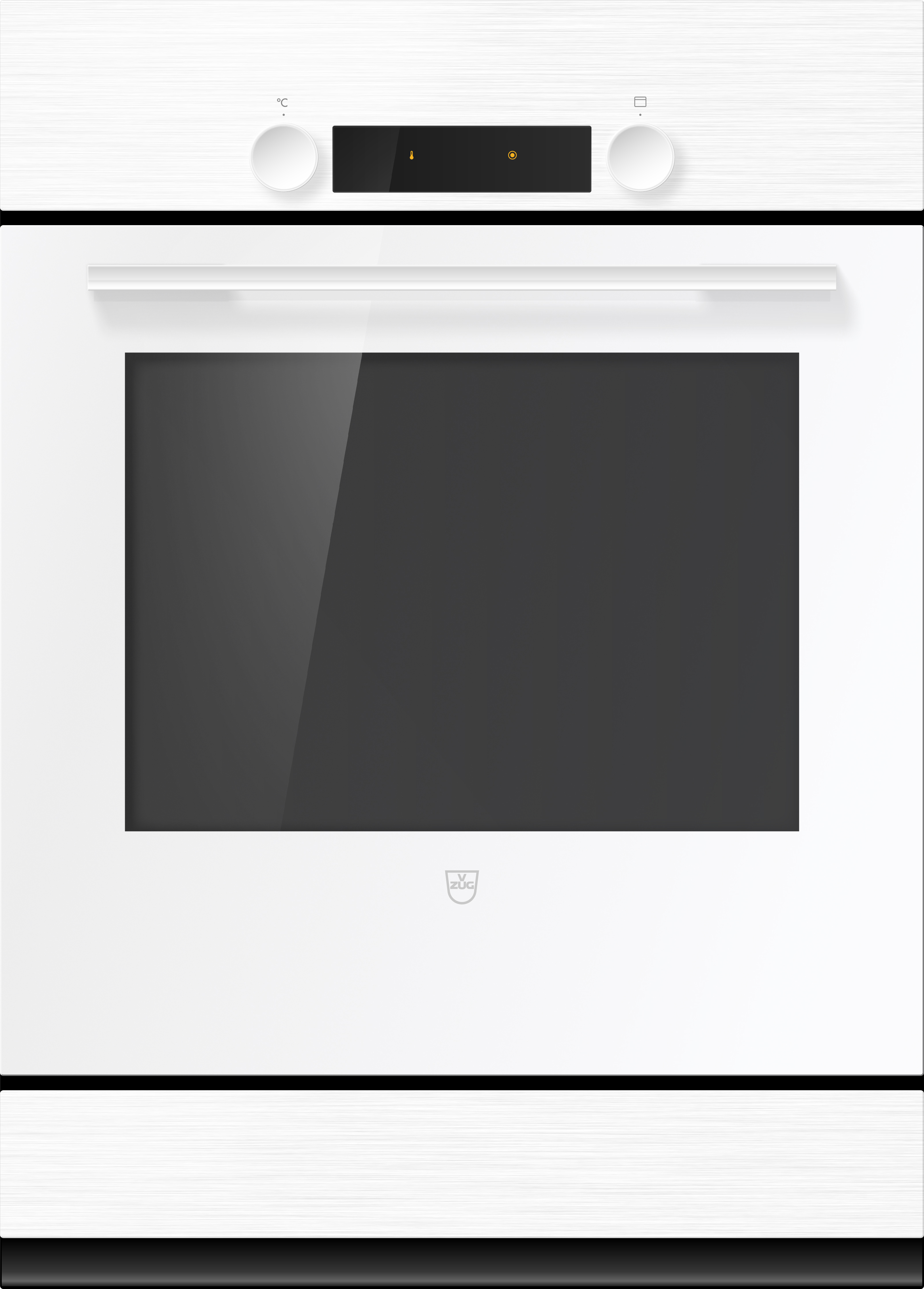 V-ZUG Backofen Combair V200 7UC, 55 cm, Geräteschublade, Untereinbau, Weiss, 2107400005