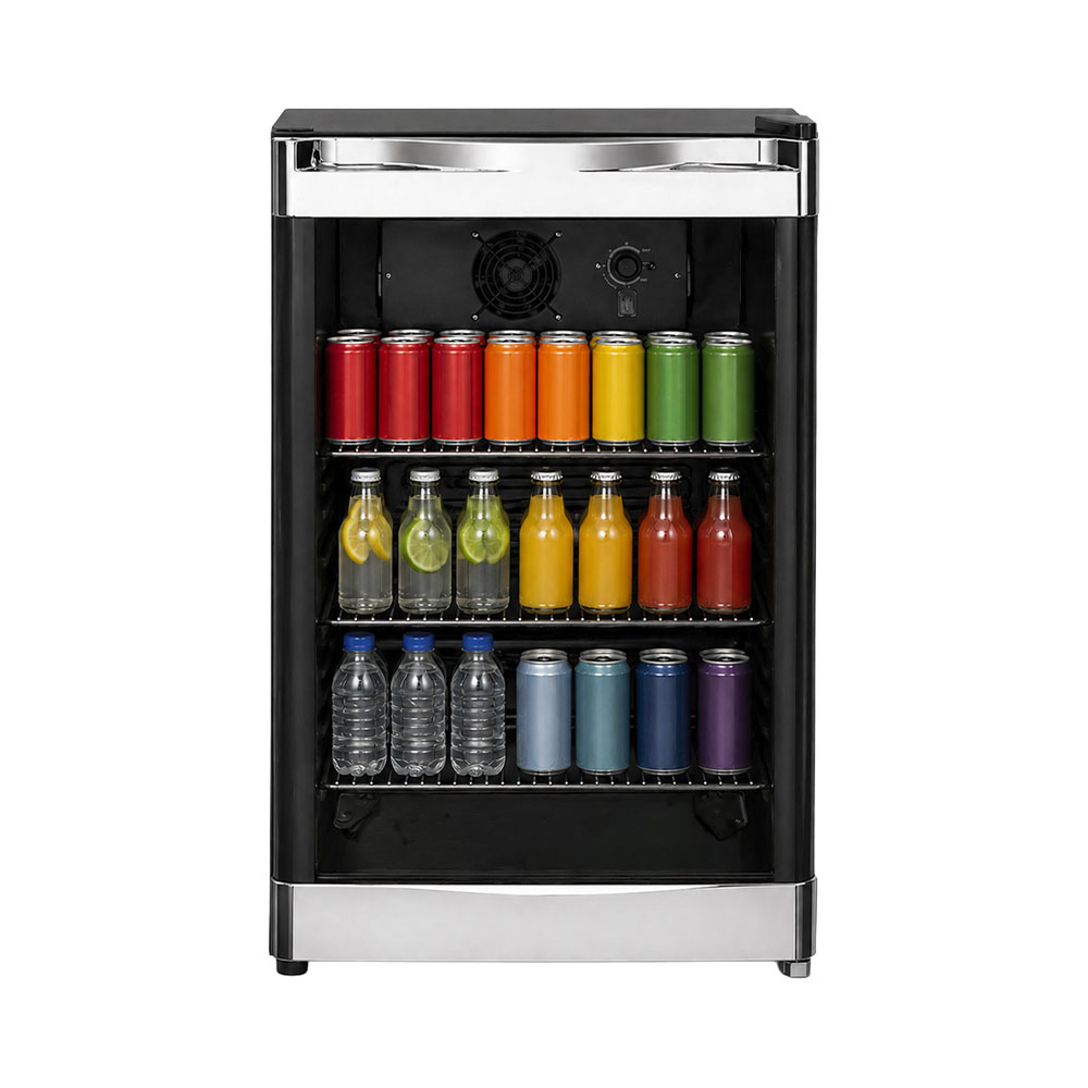 Kibernetik Getränkekühlschrank, 69 cm, E, schwarz, GK70