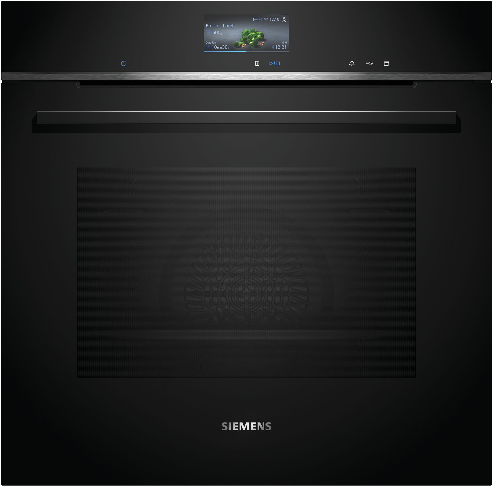 Siemens Einbau-Dampfbackofen iQ700, 60 x 60 cm, Schwarz, HS736G3B1C Siemens Einbau-Dampfbackofen iQ700, 60 x 60 cm, Schwarz, HS736G3B1C