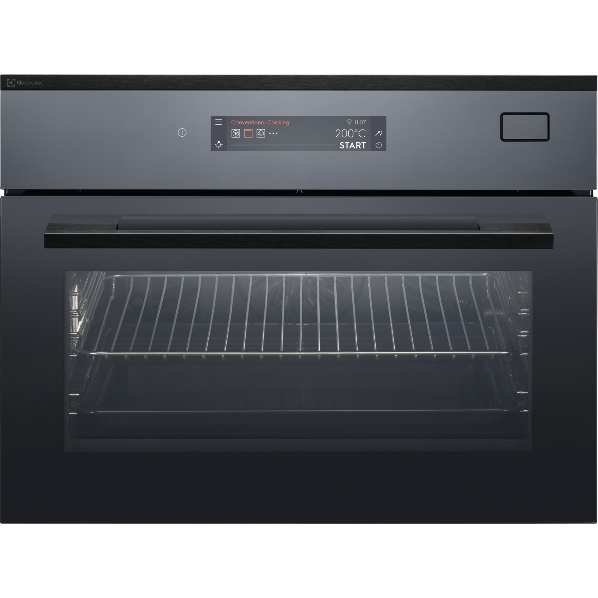 Electrolux Einbaubackofen Compact EURO Pyrolyse BakingCrisp, Schwarz Spiegel, EB4PL80QSP