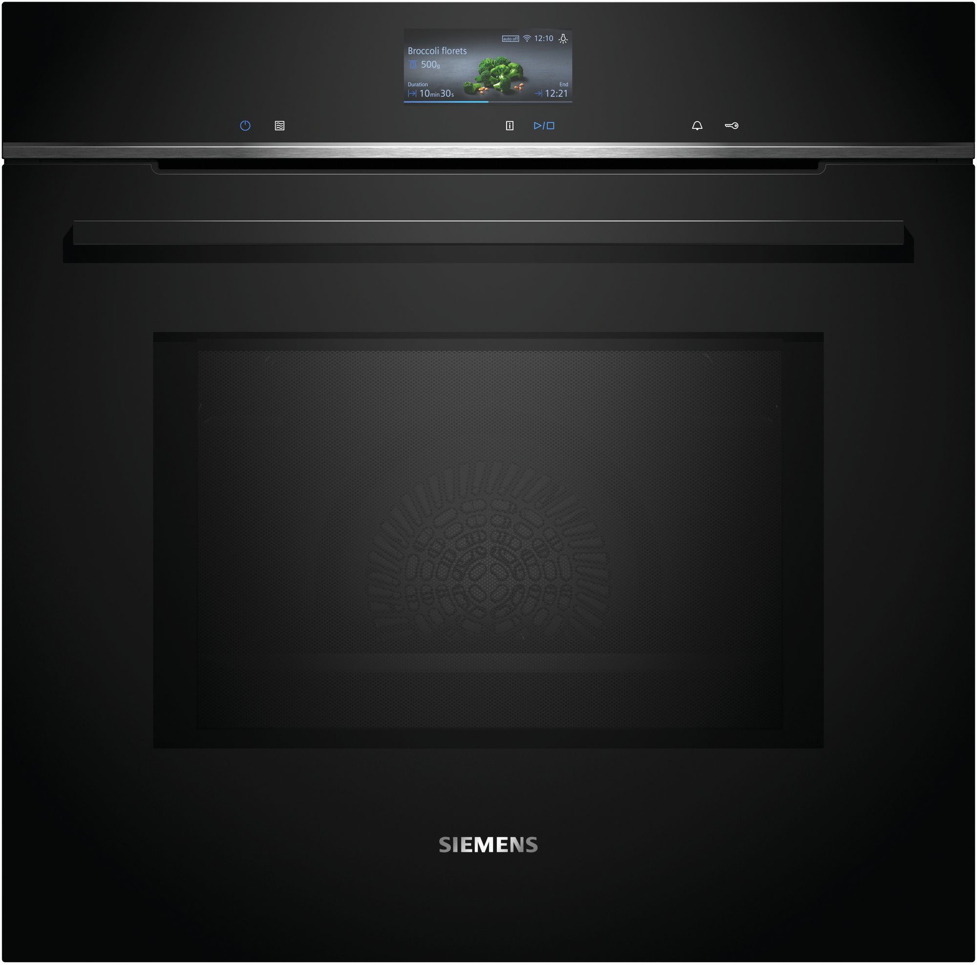 Siemens Einbau-Backofen mit Mikrowellenfunktion iQ700, 60 x 60 cm, Schwarz, HM776G1B1C Siemens Einbau-Backofen mit Mikrowellenfunktion iQ700, 60 x 60 cm, Schwarz, HM776G1B1C